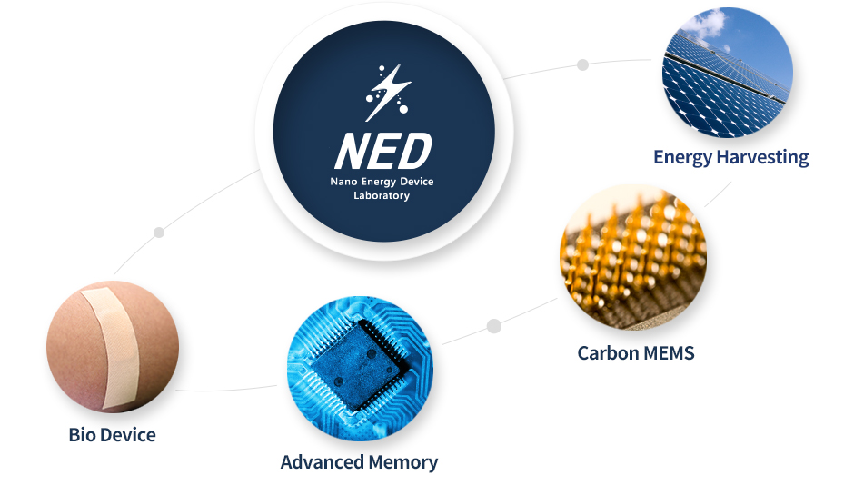 Energy Harvesting,Carbon MEMS,Advanced Memory,Bio Device